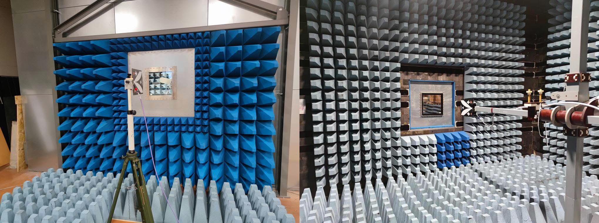 Measurement of shielding fabric in vertical polarization